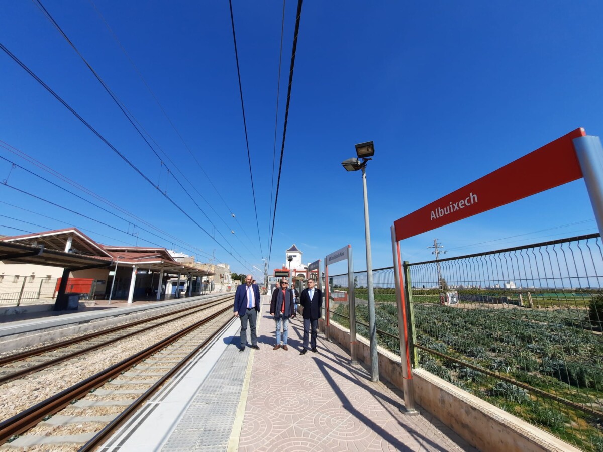paso inferior de la estación de Albuixech